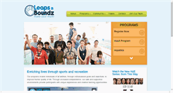 Desktop Screenshot of leapsnboundz.com